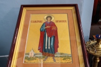 В Успенском соборе появилась новая икона целителя Пантелеимона