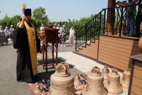 Хабаровские священники освятили колокола для храма-памятника