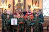 В день памяти святого Димитрия Солунского ряды патриотического детского объединения пополнились новыми участниками