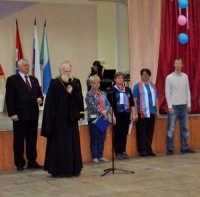 Хабаровский священник благословил юнармейцев на военных сборах