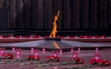 Церемония возложения цветов к Вечному огню в память о погибших в годы Великой Отечественной войны 22 июня 2018 г.