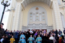 Божественная литургия в Спасо-Преображенском кафедральном соборе 07 апреля 2021 г.