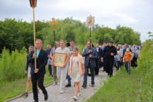 В день памяти Казанской иконы Божией Матери состоялся Крестный ход на Большой Уссурийский остров 23 июля 2022 года