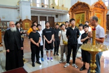 Студенты из Китая познакомились с православным храмом и деятельностью Хабаровской епархии 8 августа 2023 года